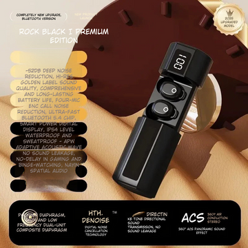 UltraPlay Waterproof Earbuds with Digital Display